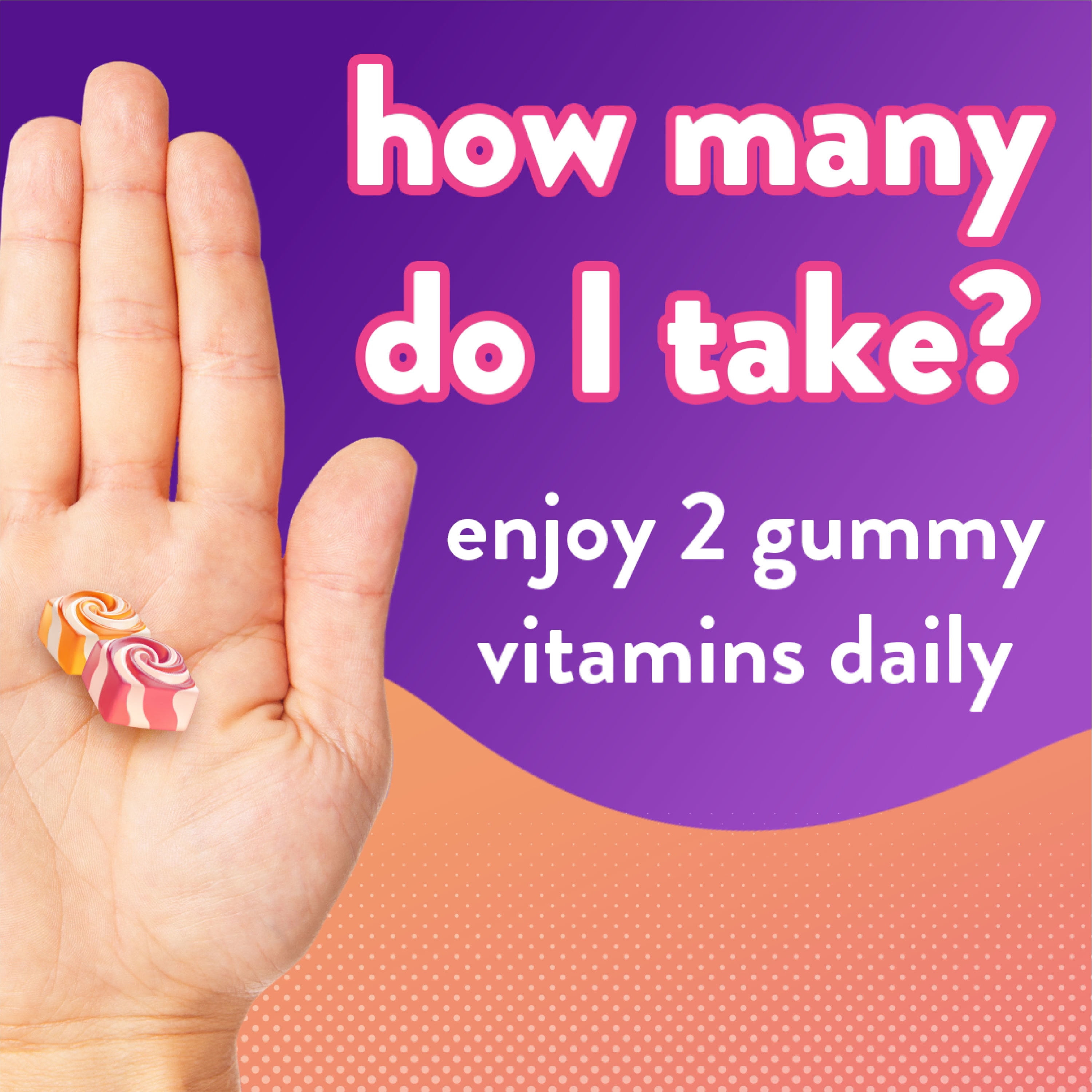 Vitafusion Calcium Gummies for Adults, 500 mg