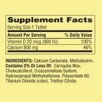 Calcium Plus Vitamin D Tablets for Bone Health