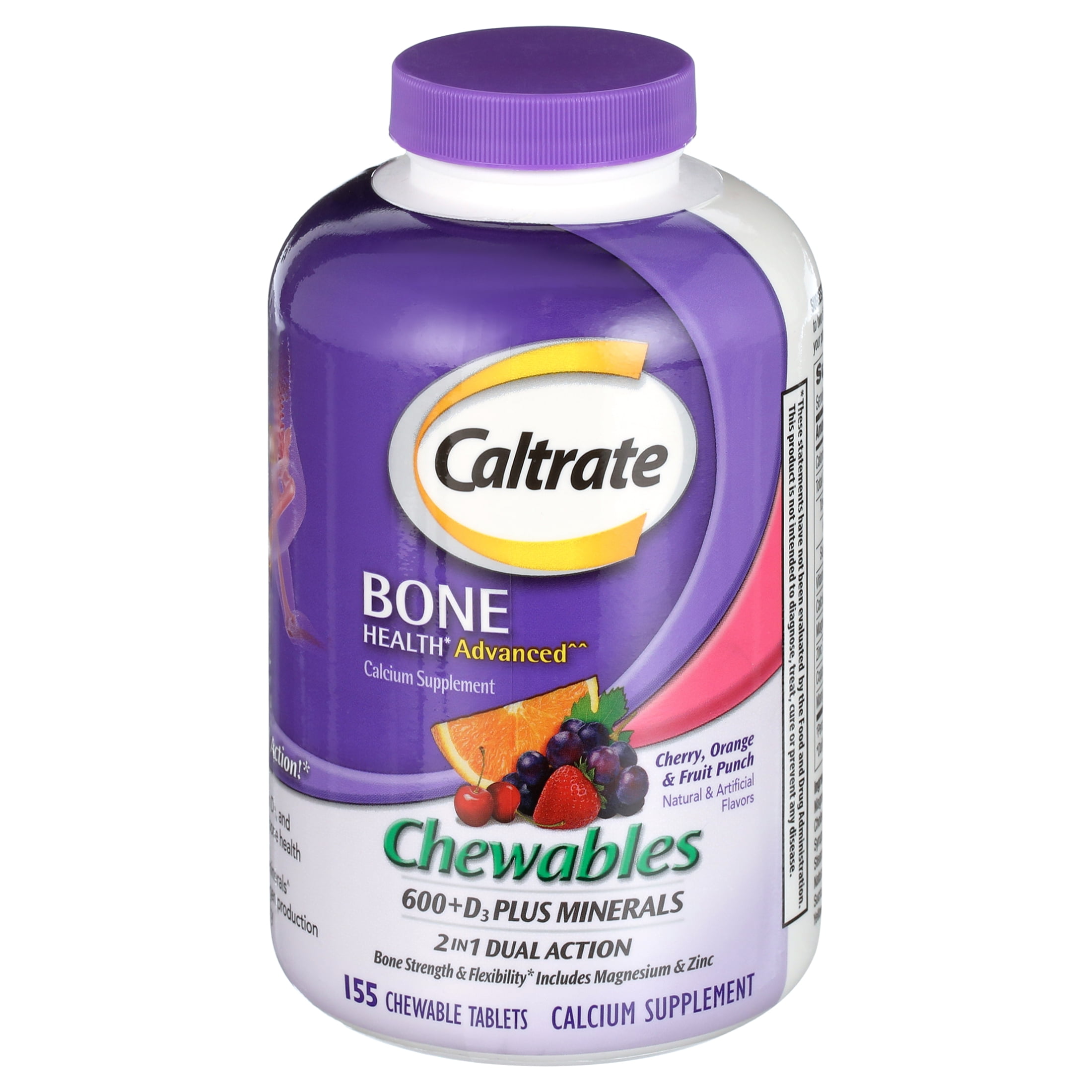 Caltrate Advanced Calcium 600 Plus D3 Chewables