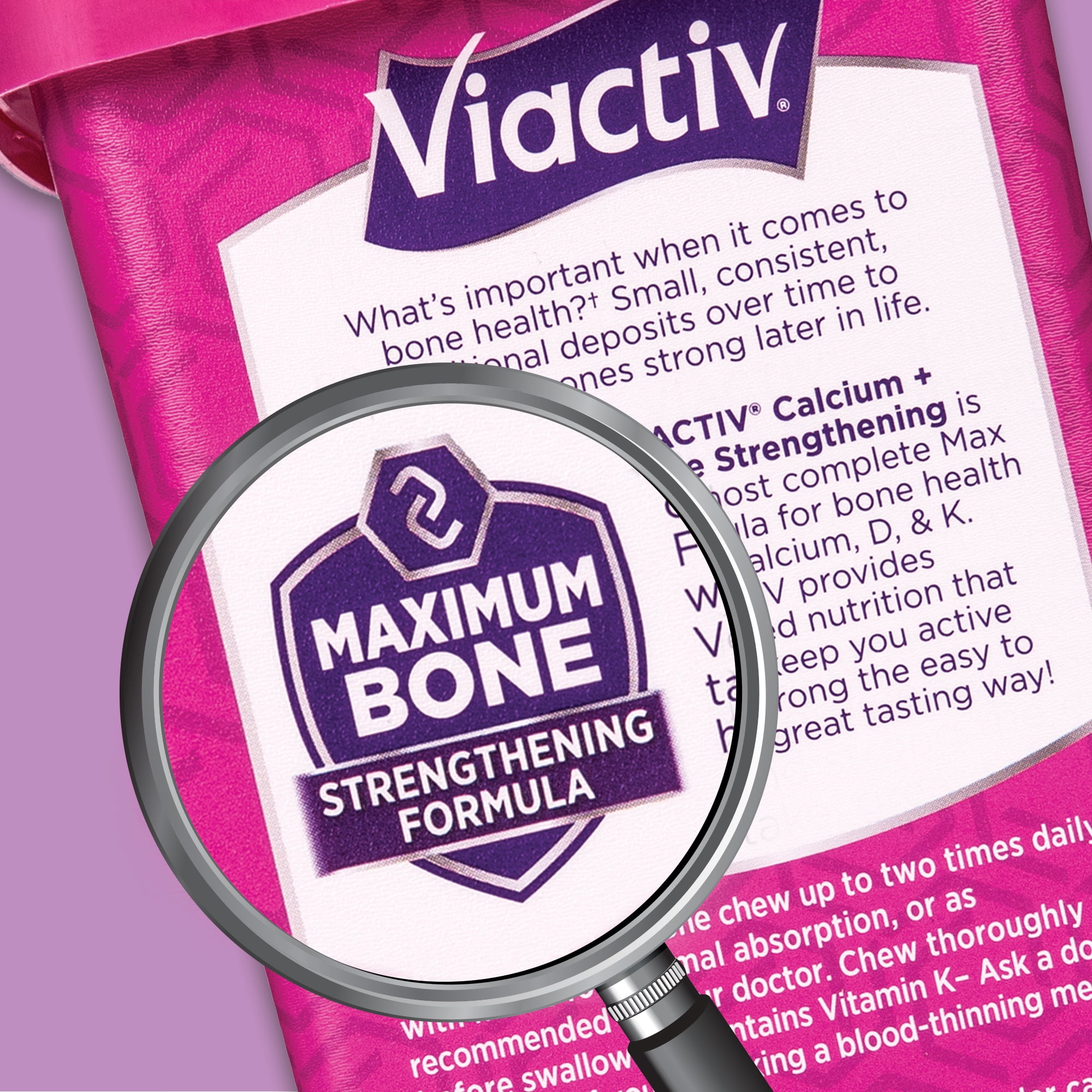 Viactiv Calcium & Vitamin D Soft Chews, Caramel