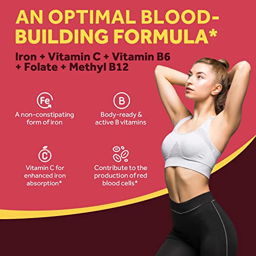 Iron Supplement with Vitamin C & B Vitamins 60ct