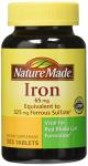 Nature Made Iron 65 mg - 365 Tablets
