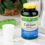 Spring Valley Rapid-Release Calcium Softgels 600 mg