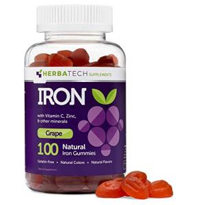 Iron Gummies for Adults and Kids - Vegan Formula