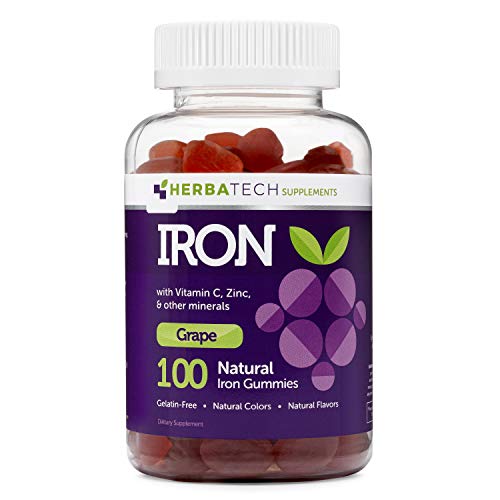 Iron Gummies for Adults and Kids - Vegan Formula