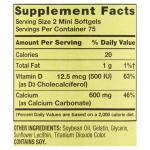 Spring Valley Calcium & Vitamin D3 Softgels, 150 Count