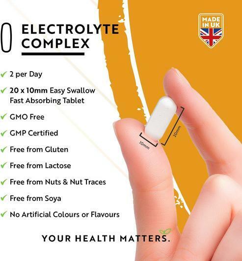 Vegan Electrolyte Complex with Magnesium, Potassium, Calcium