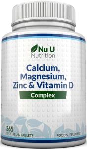 Zinc, Calcium, Magnesium & Vitamin D Complex Tablets