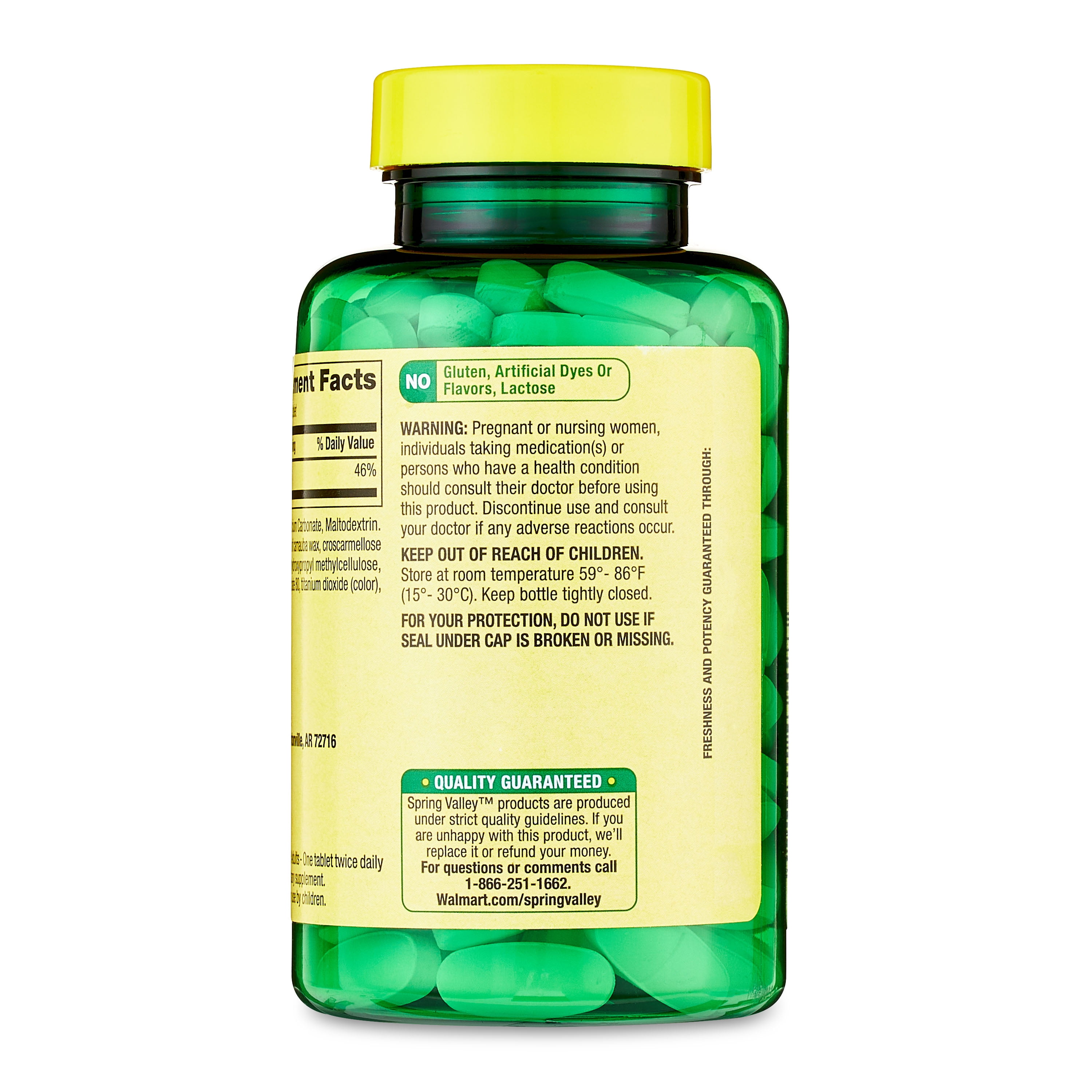 Spring Valley Calcium for Strong Bones, 600 mg
