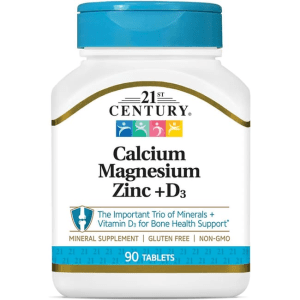 Calcium Magnesium Zinc with Vitamin D3 90 Tabs