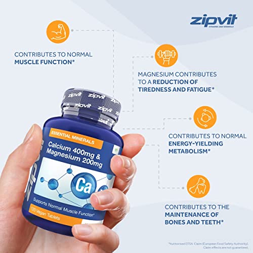 Zipvit Calcium 400mg & Magnesium 200mg Tablets