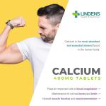 High Strength Calcium 400mg Tablets for Bones