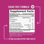 Calcium & Vitamin D3 Sugar Free Gummies - 120 Count