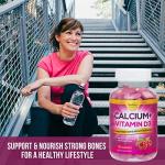 Calcium & Vitamin D3 Sugar Free Gummies - 120 Count