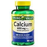 Spring Valley Calcium 600 mg (2 Pack) Tablets