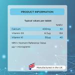 Calcium & Vitamin D for Strong Bones, 240 Tablets