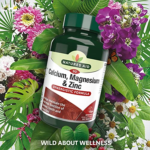 Nature's Aid Calcium, Magnesium & Zinc for Bones