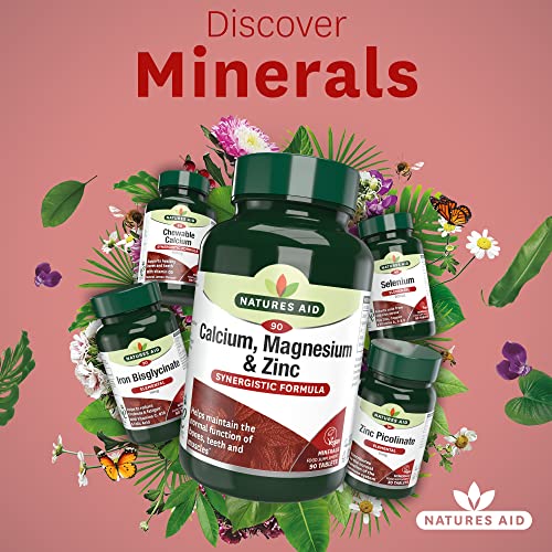 Nature's Aid Calcium, Magnesium & Zinc for Bones