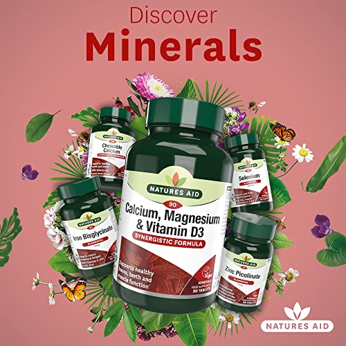 Nature's Aid Calcium, Magnesium & Zinc for Bones