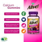 Alive! Calcium Gummies with Vitamin D3 - 60 Count