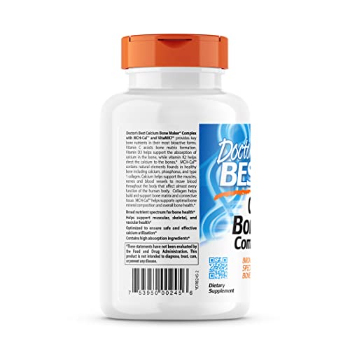 Doctor's Best Calcium Bone Maker Complex, 180 Caps