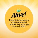Alive! Calcium Gummies with Vitamin D3 - 60 Count