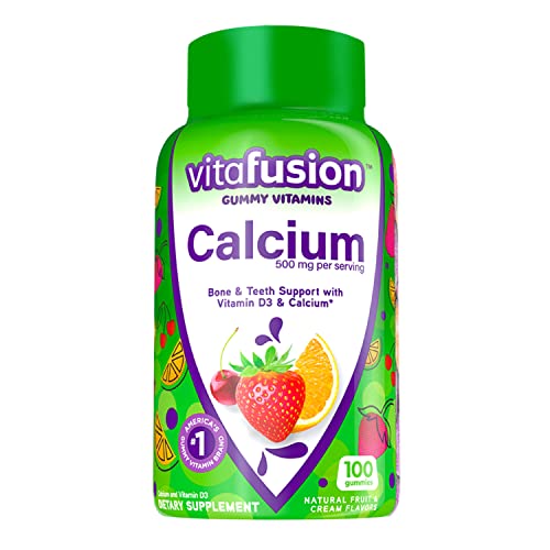 Vitafusion Calcium Gummy Vitamins for Adults, 500 mg