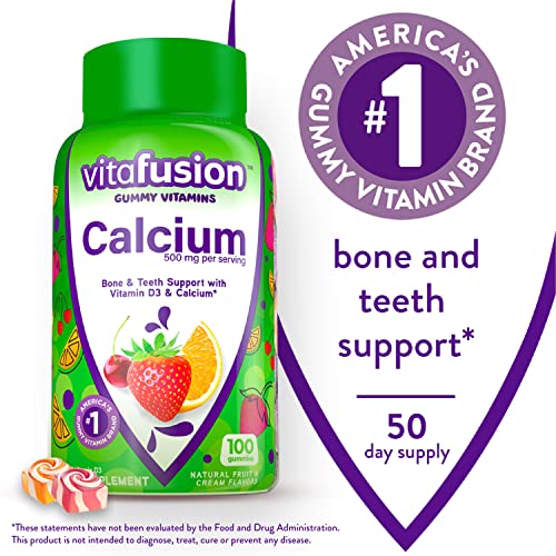 Vitafusion Calcium + D3 Gummies - 4 Pack