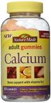 Nature Made Calcium Gummies, Cherry Orange Strawberry 160 Count