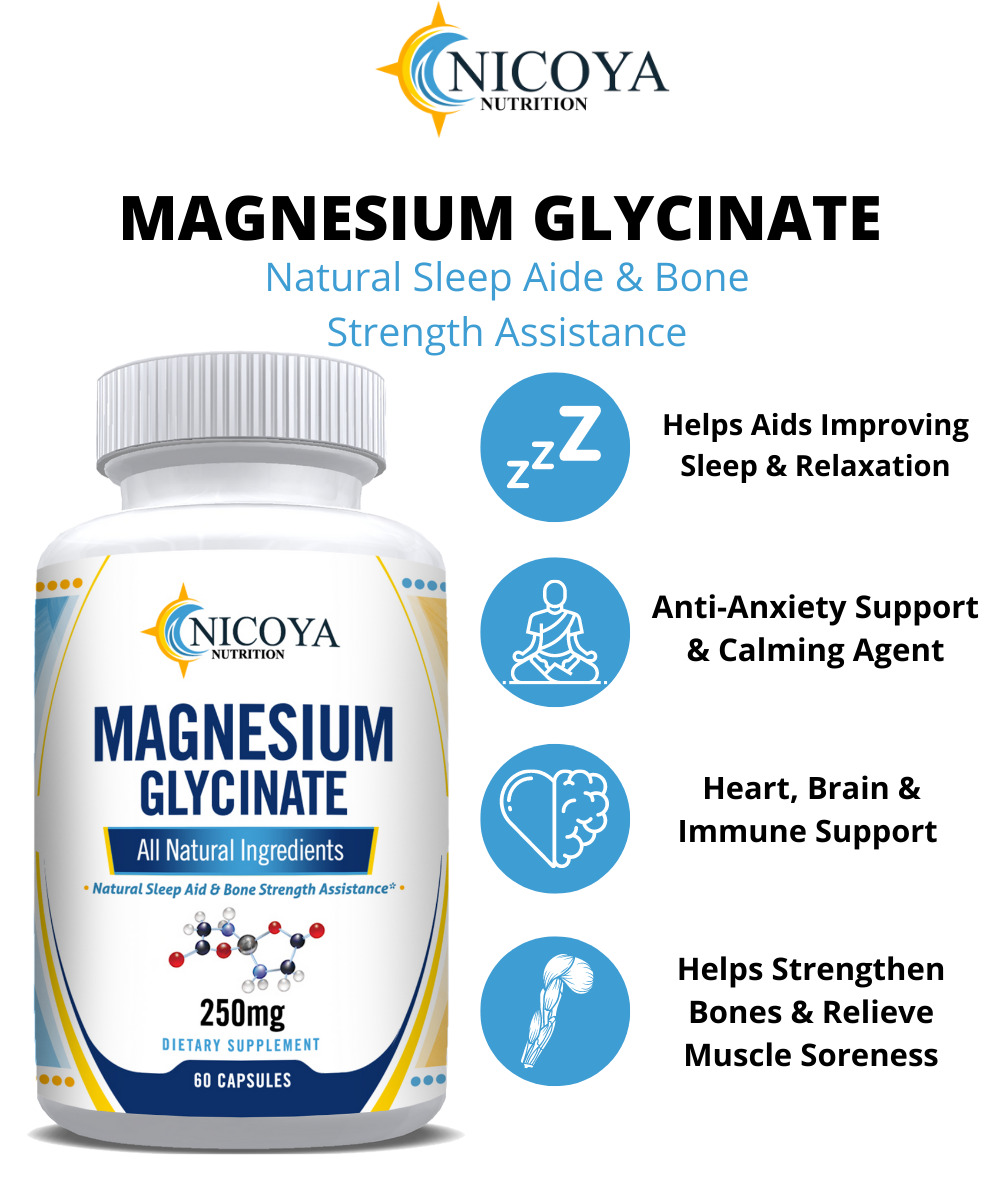 Magnesium Glycinate for Better Sleep and Stress Relief