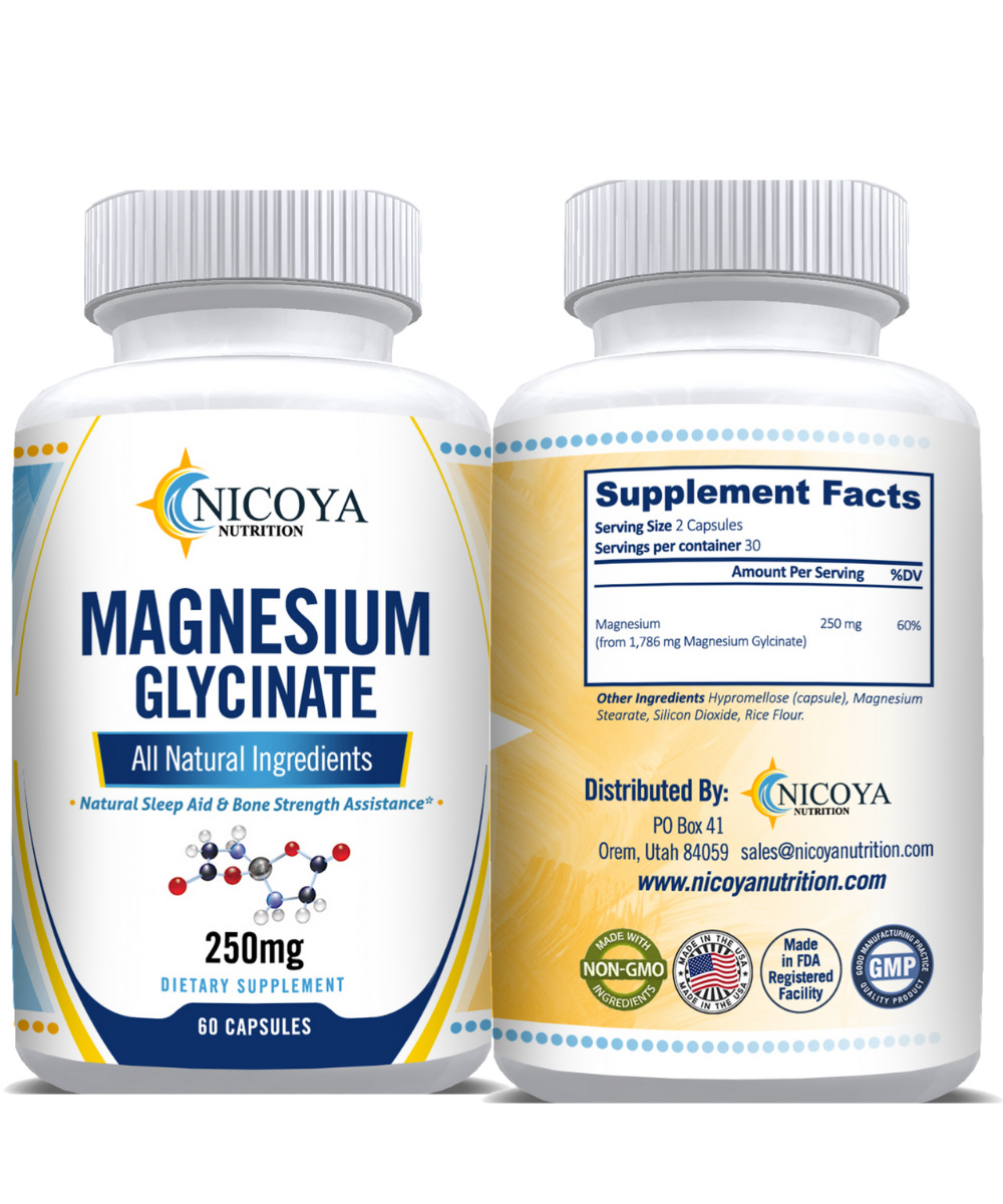 Magnesium Glycinate for Better Sleep and Stress Relief