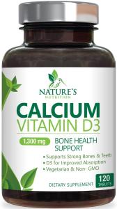 Calcium 1300mg Plus Vitamin D3 for Strong Bones