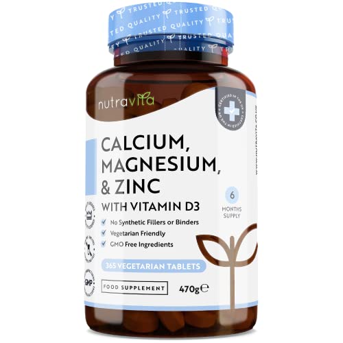 Calcium, Magnesium, Zinc with Vitamin D3 - 365 Tablets