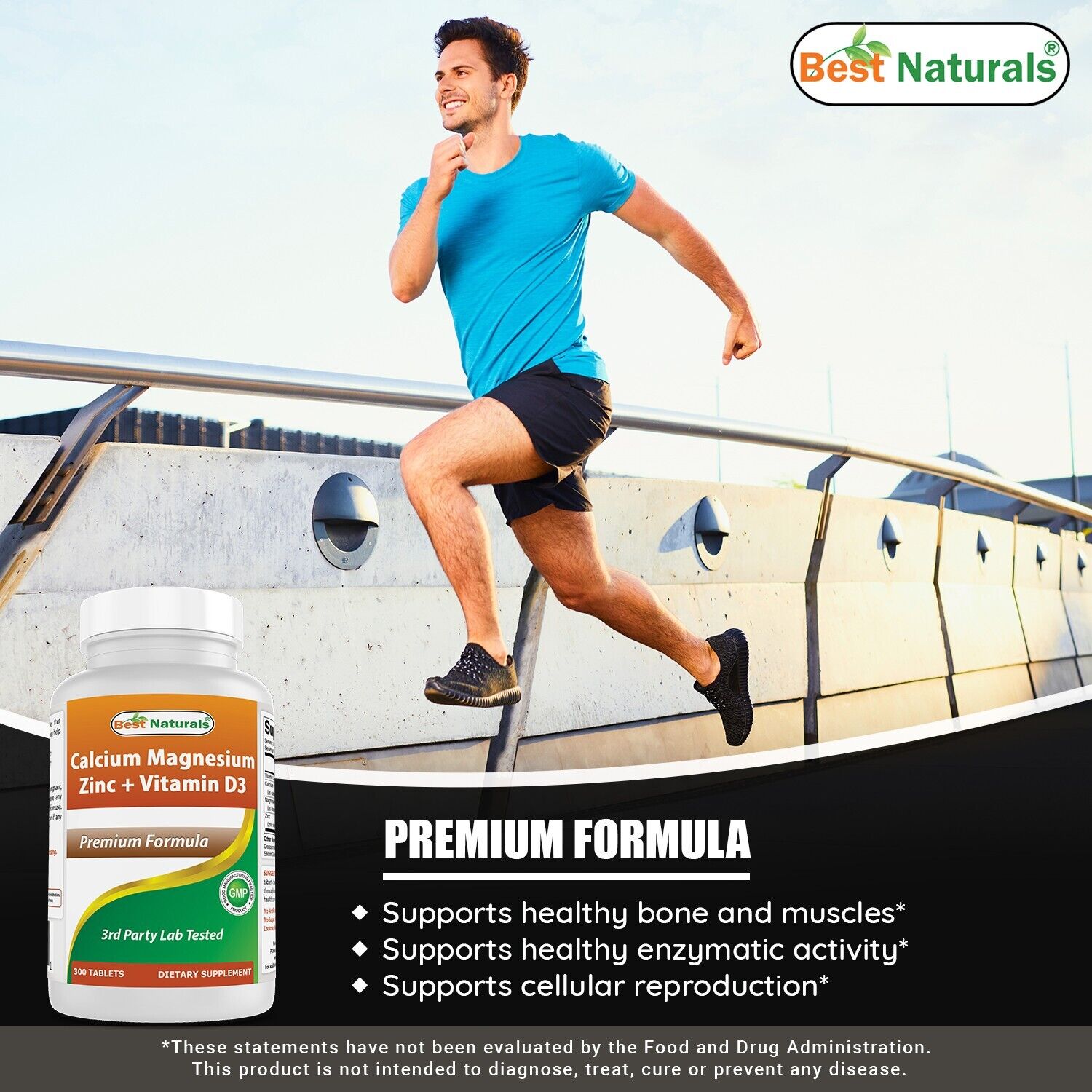 Calcium Magnesium Zinc with Vitamin D3 Tablets