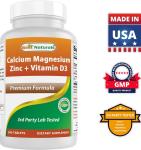 Calcium Magnesium Zinc with Vitamin D3 - 300 Tablets
