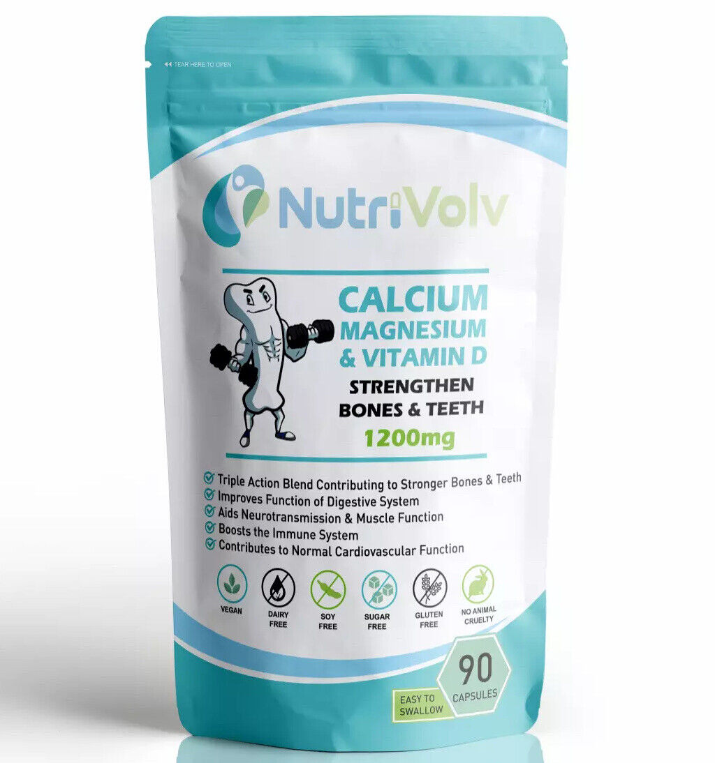 Calcium, Magnesium & Vitamin D for Strong Bones