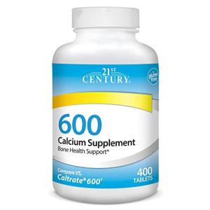 Calcium 600 mg Supplement, 400 Capsules