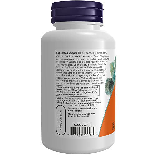 Calcium D-Glucarate 500mg Veggie Capsules