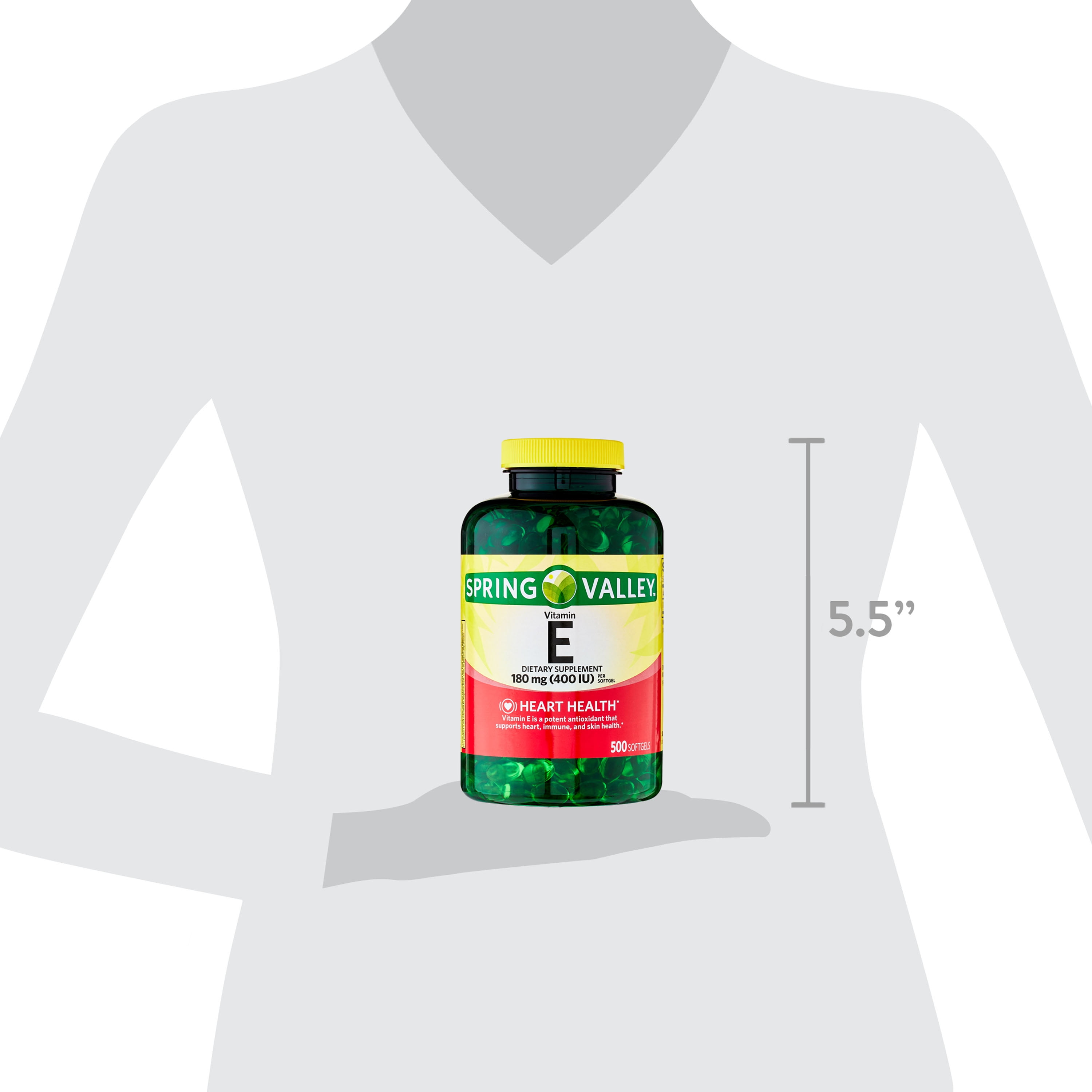 Spring Valley Vitamin E 180 mg, 500 Softgels