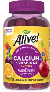 Nature's Way Alive! Calcium + D3 Gummy Blend