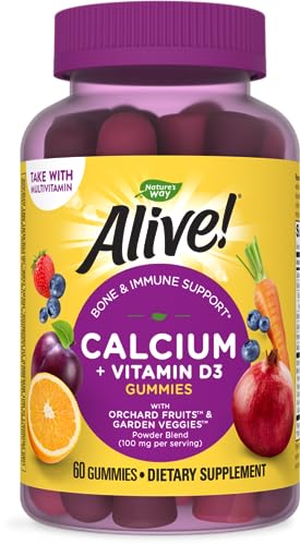 Nature's Way Alive! Calcium + D3 Gummy Blend