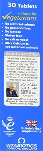 Vitabiotics Ultra Calcium & Vitamin D Tablets 30