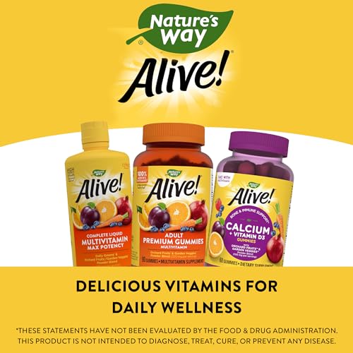 Nature's Way Alive! Calcium + D3 Gummy Blend