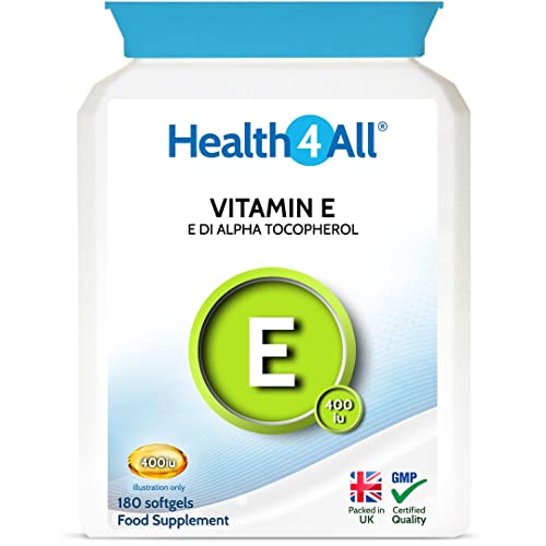 Vitamin E 400iu Softgels - 180 Capsules