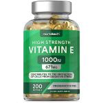 Vitamin E Oil 1000 IU - 200 Softgel Capsules