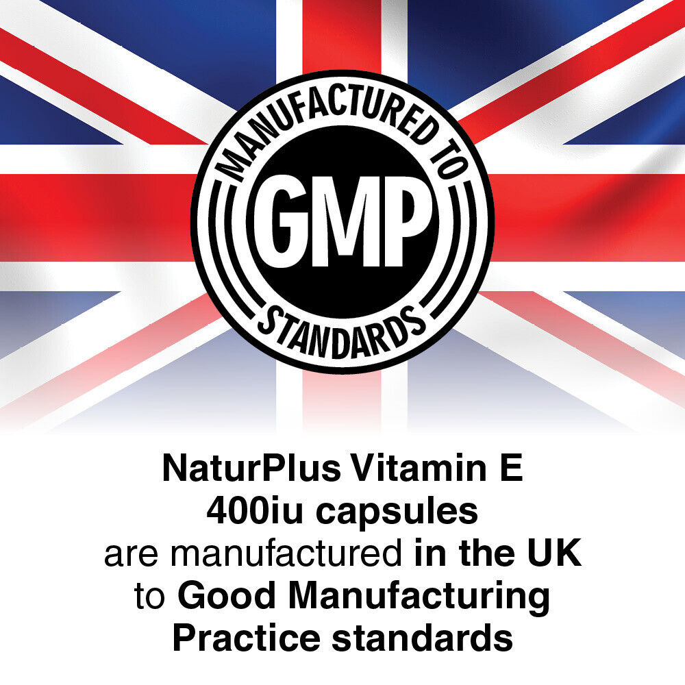 NaturPlus Vitamin E 400iu - 180 Capsules