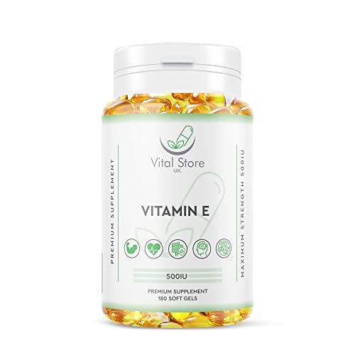 Vegan Vitamin E 500IU Softgels - 180ct