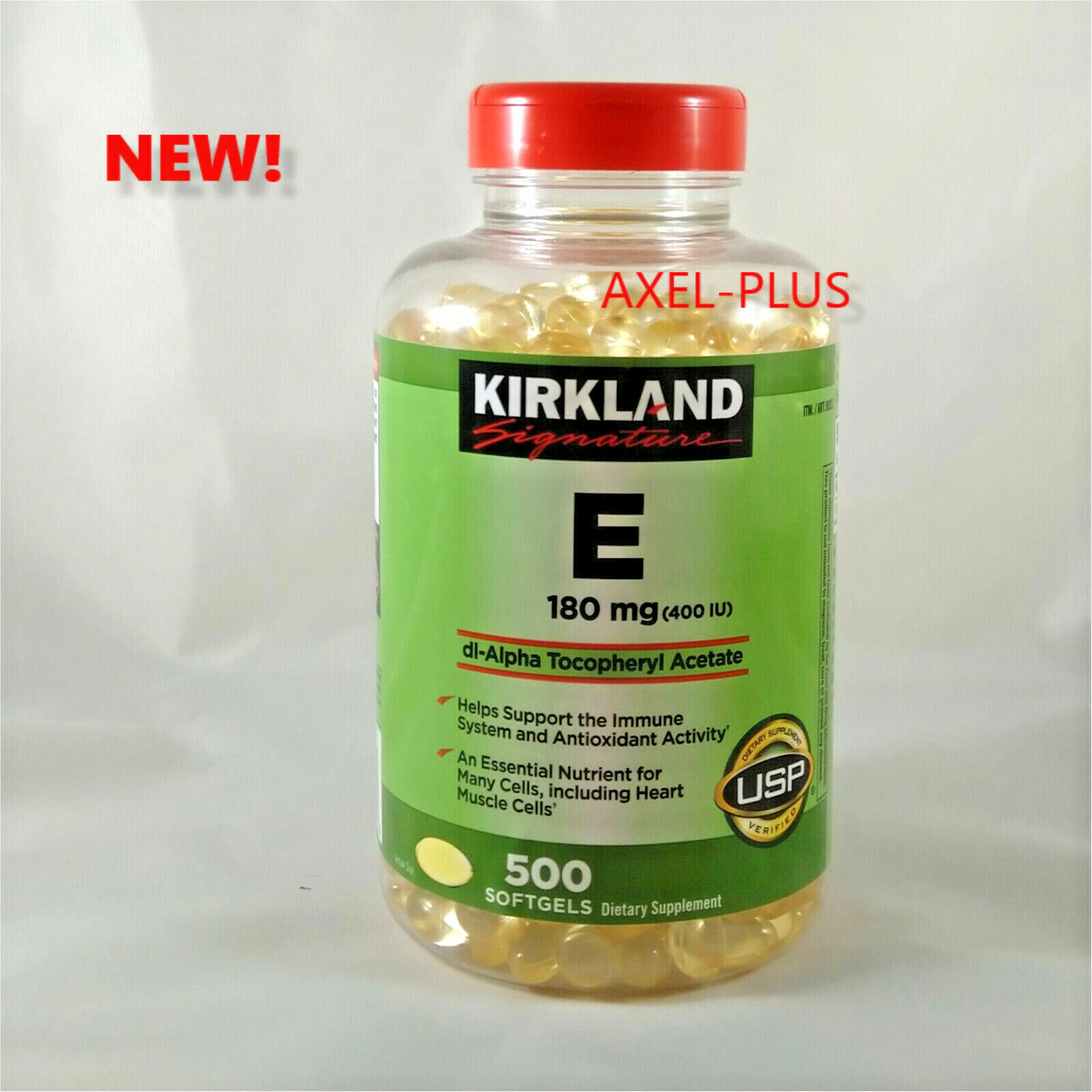 Kirkland Signature Vitamin E 400 IU Softgels