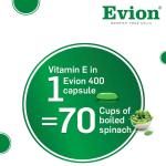 Vitamin E Evion 400mg Capsules for Healthy Skin