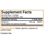 Bronson Vitamin E 1000 IU Non-GMO Softgels